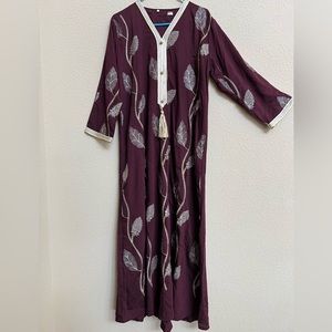Fancy Long Women’s Maxi Dress Gown Abaya Comfortable For All Occasions/seasons